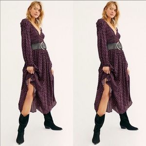 Free people indigo child midi dress